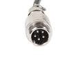 10pcs Cable for 5 pin GX12 Connector 1M Single Ended Cable with 5Pin Male Aviation Plug view 1