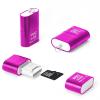 [3 Pack] Micro SD Card Reader for Android,Micro SD Card to USB Adapter, TF Card Reader with Mini Size for Camera Memory Card Reader, Wansurs Card Reader for PC Laptop (Rose Red) view 1