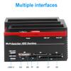 892U2ISC 2.5/3.5" SATA IDE HDD Docking Station Clone HDD Enclosure USB 2 Ports USB 2.0 Hub MS/M2/XD/CF/SD/TF Card Reader view 2