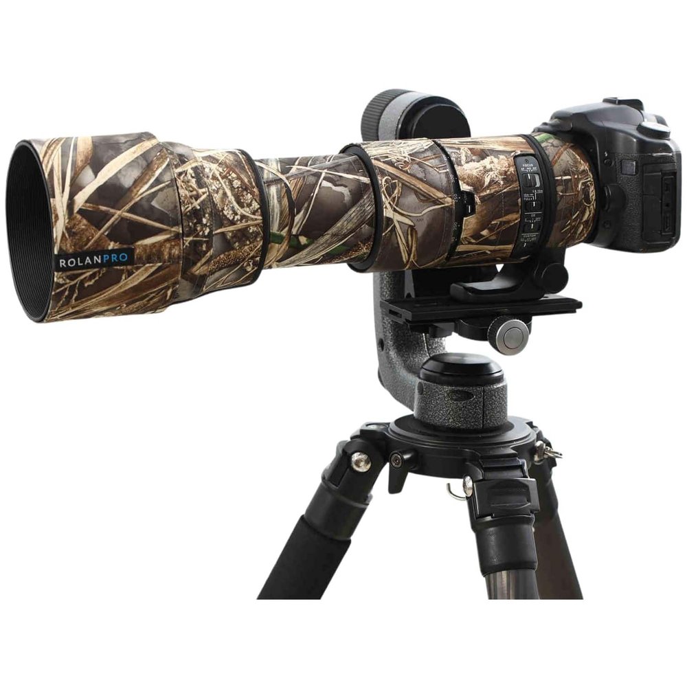 ROLANPRO Camouflage Lens Cover for Sigma 150-600mm F5-6.3 DG OS HSM Contemporary Lens Protective Sleeve Case-#9 Waterproof