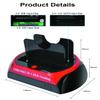 875U3 HDD Docking Station USB 3.0/Type C Dual Internal Hard Disk Drive Docking Station HDD Enclosure for 2.5 Inch 3.5 Inch IDE/SATA view 2
