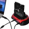 875U3 HDD Docking Station USB 3.0/Type C Dual Internal Hard Disk Drive Docking Station HDD Enclosure for 2.5 Inch 3.5 Inch IDE/SATA view 4