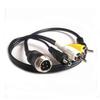10pcs GX12 Connector 4 Pin Male Cable to Cable DC RCA CCTV Camera 1M view 1