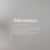 Adventure Word Definition Meaning Wall Decals Quotes Vinyl Wall Art Decor Typographic Stickers for Kids Rooms Girls Boys Office Nursery Bedroom Living Room Playroom Home Wall Art Decor 36x36in view 2