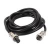 10pcs Aviation GX12 Connector 4 Pin Double Ended Female Cable Cordset Circular with 1M Plug Cable view 1
