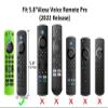 [3 Pack] Climberer Firestick Pro New Cover - Fire TV Voice Remote Pro2025- Shockproof Silicone Protective Case for Improved Grip and Durability (Fluorescent Green + Blue)+ red view 2