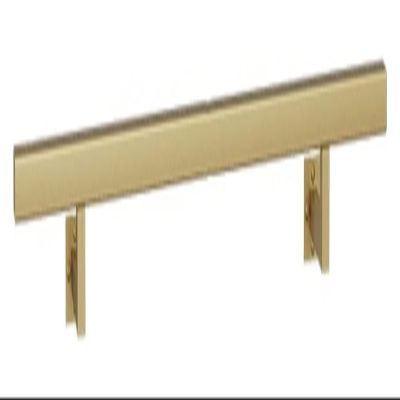 ALDEPO Grab Bars 2Ft/3 Foot/ 4 Ft/ 5 Feet Length Metal Square Pipe Handrails for Indoor Stairs, Home Anti-Slip Safety Grab Bar for Disabled/Elderly/ChildernBlack/1M (Color : Gold, Size : 0.5M)