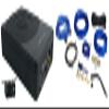 Rockville Car Audio Bundle: SS10P 10" 800w Slim Under-Seat Active Subwoofer, Compact Design, RWK81 8-Gauge Complete Amp Installation Kit, 100% Copper RCA, 2-Items view 1