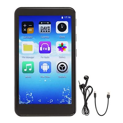 MP3 Player with Bluetooth Speaker, Portable HiFi Sound Music Player with Voice Recorder, HD Noise Reduction MP3 MP4 Player, 128GB Storage