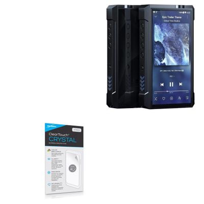 BoxWave Screen Protector Compatible with FiiO M17 - ClearTouch Crystal (2-Pack), HD Film Skin - Shields from Scratches
