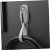 6pcs Headphone Cord Organizer Adhesive Cable Holders for Desk Office Kitchen and Home Wire Management Clips for Charging and Power Cords view 3