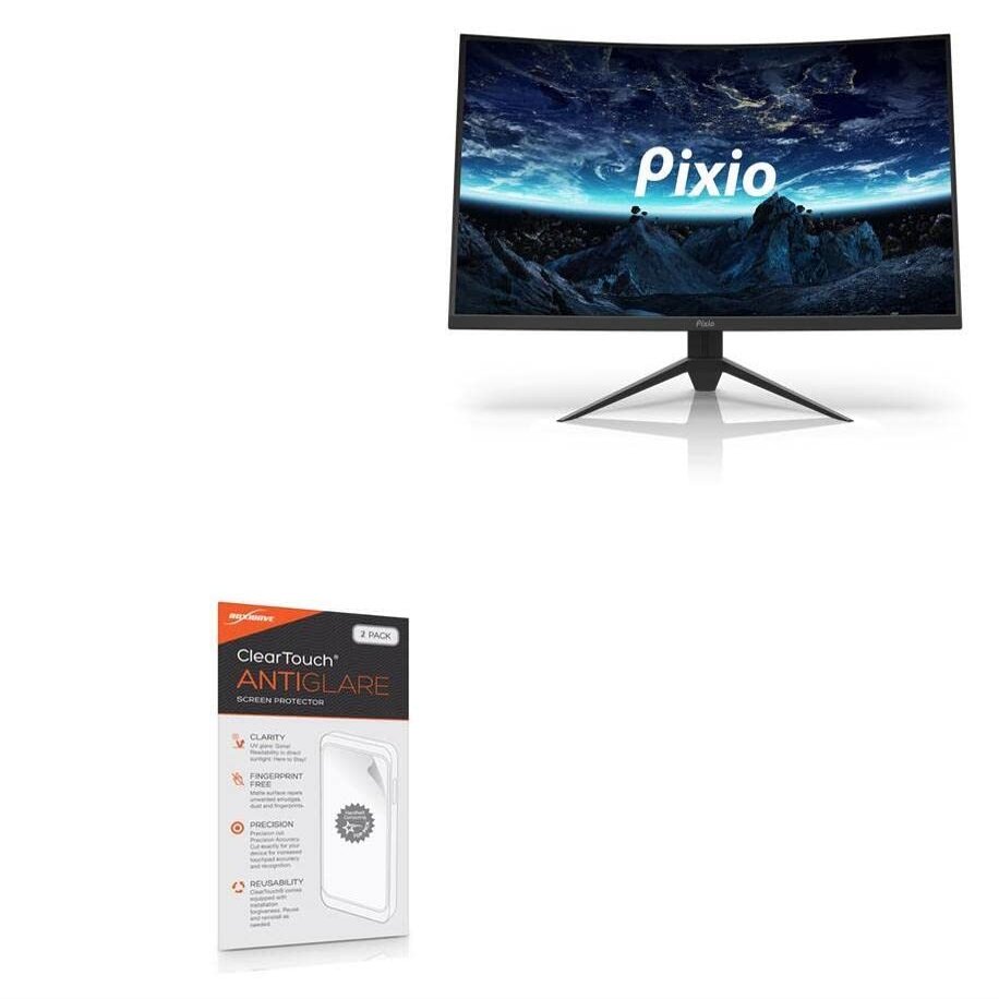 BoxWave Screen Protector Compatible with Pixio PXC277 - ClearTouch Anti-Glare (2-Pack), Anti-Fingerprint Matte Film Skin