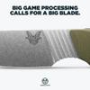 Benchmade - Raghorn Hunting Knife, Plain Edge, Drop-Point Blade with OD Green G10 Handle (15600-01) view 3