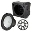 KICKER 45KM104 10 in 4-Ohm Marine Subwoofer Bundle with SSV Box view 1