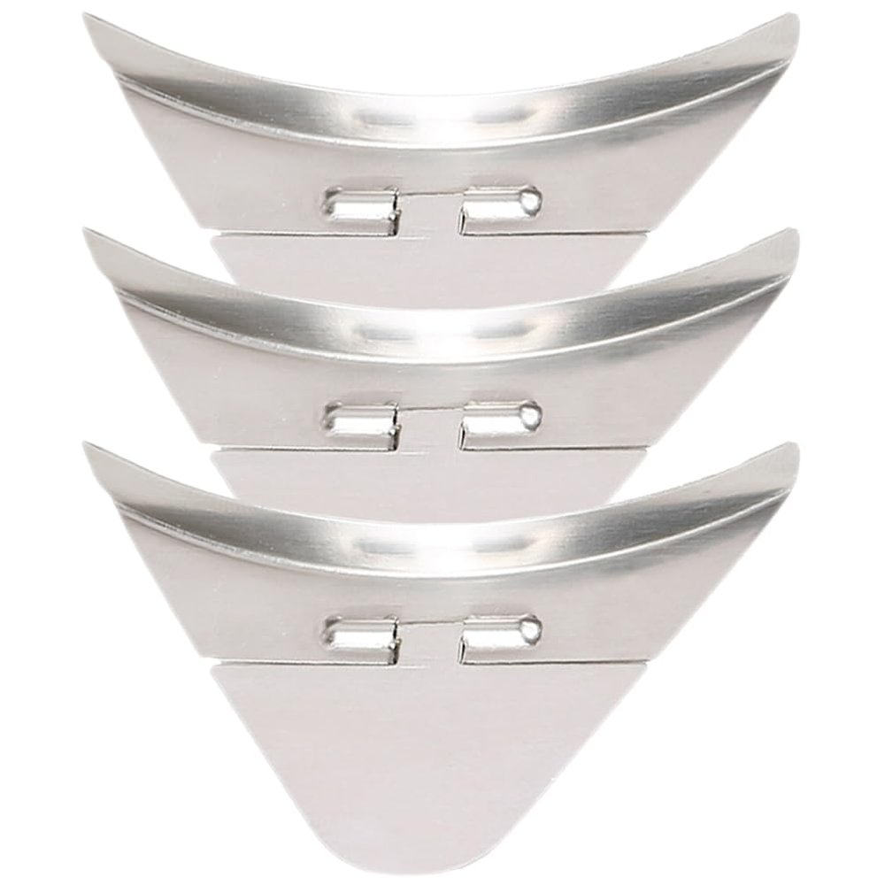 3pcs Kettle Cover Glass Water Pitcher Kettles Accessories Water Spout Caps Boiling Spout Covers Nozzle Stainless Steel Silver Household Electric
