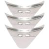 3pcs Kettle Cover Glass Water Pitcher Kettles Accessories Water Spout Caps Boiling Spout Covers Nozzle Stainless Steel Silver Household Electric view 1