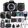 Canon EOS 2000D / Rebel T7 Digital SLR Camera Kit with EF-S 18-55mm III Lens + Backpack and Canon 100es Bag + Top Value Accessory Bundle (Renewed) view 1