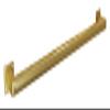 ALDEPO Grab Bars Wall Mount Indoor Stairs Handrail with Complete Kit, 3/5/7/10/12 Foot, Gold Square Barrier-Free Grab Bar for Elderly Disabled Kids, Made to Measure/4M (Color : 0.7m) view 1