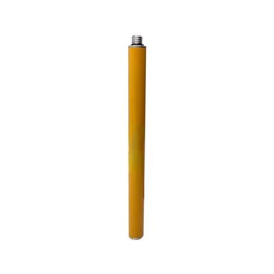 5pcs Aluminum 30cm Length With White Logo Surveying Pole Antenna Extend Section For GPS + 5/8 x 11 Thread Both Ends