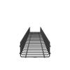 Panduit Wire Basket, 4"H x 18"W, Black Powder Coated Steel, PWB4X18BL view 1