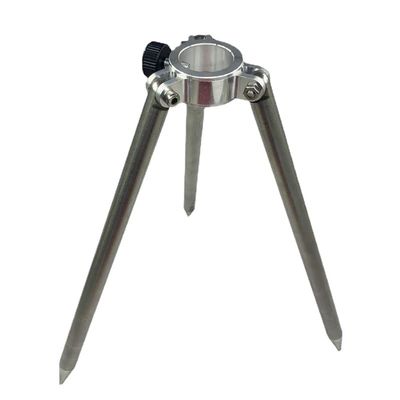 Mini Tripod For Prism Pole Surveying Instrument Aluminum Stainless Steel Material Holder 25mm Diameter 23cm Length Stand