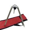 Mini Tripod For Prism Pole Surveying Instrument Aluminum Stainless Steel Material Holder 25mm Diameter 23cm Length Stand view 3