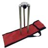Mini Tripod For Prism Pole Surveying Instrument Aluminum Stainless Steel Material Holder 25mm Diameter 23cm Length Stand view 4