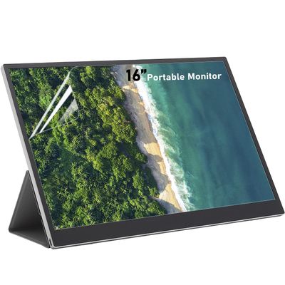 2 Pack 16" Portable Monitor Screen Protector for 16 Inch UPERFECT, Yodoit, InnoView, FMC, LG and Other 16:10 Monitor, 5H Anti Scratch HD Clear Film