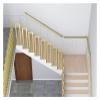 ALDEPO Grab Bars Wall Mount Indoor Stairs Handrail with Complete Kit, 3/5/7/10/12 Foot, Gold Square Barrier-Free Grab Bar for Elderly Disabled Kids, Made to Measure/4M (Color : 5m) view 4