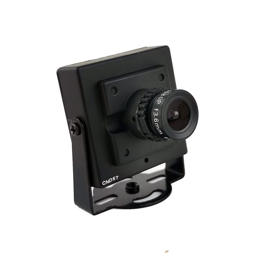 CNDST CCTV HD1080P Low Lux 2MP Starlight Mini Security Camera 3.6mm 90degree 4-in-1 TVI/CVI/AHD/960H CVBS Indoor Small Surveillance Camera, for 1080P 4-in-1 TVI/AHD/CVI/CVBS/960H DVR(DST-AHD3535EXB)