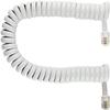 S60067 White Handset Cord 12 Feet for Landline Phone view 3