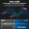 GODOX 2025 Latest Model Movelink Mini LT Kit Wireless Microphone System, 2.4GHz Lavalier Mic 100m(328ft.) Range with Charging Case for iPhone, Camera, Vlogger, Youtuber, Interviewer(White) view 3