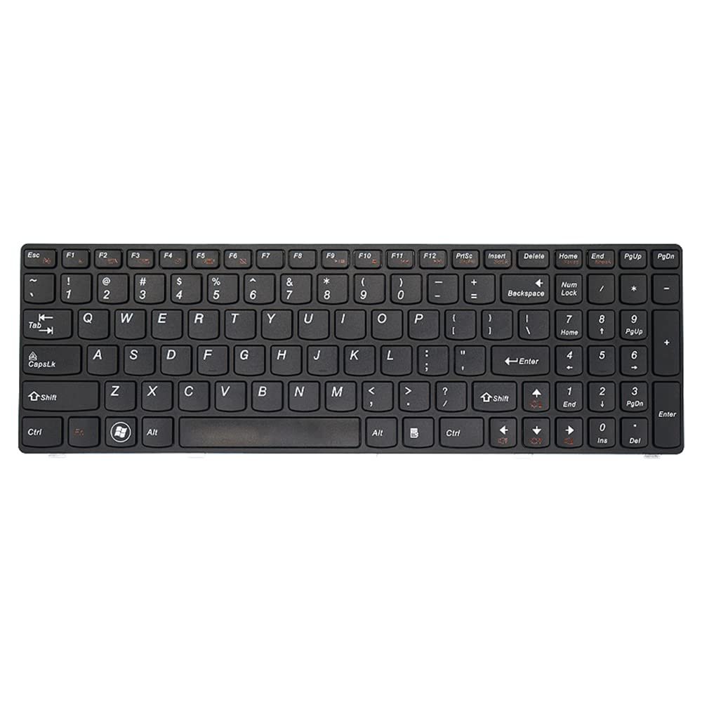 Replacement Laptop Keyboard for Lenovo for Ideapad G770 G780 Black US United States Edition