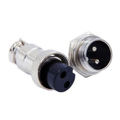 10pcs GX16 Connector 2 Pin Panel Mount Straight Plug and Socket