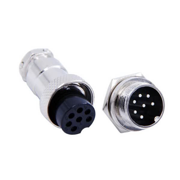 10pcs GX16 Connector 7 Pin Circular Straight Male Socket and Female Plug