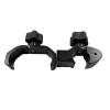 CHC320 Clamp For GPS Mount Range Pole Cradle Bracket Collector Bracket For CHCNAV With Compass Open holder view 4