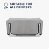 kwmobile Dust Cover Compatible with HP DeskJet 2755e / DeskJet 2720e / 2710e / 2820e / 2721e - Printer Case - Fabric Protector Cover - Light Grey view 3