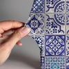 ittsmnt Arch Backdrop Cover Patchwork Tile Arched Stand Covers Stretchy Photography Background for Birthday Banquet Porcelain Parties Decor Banner view 2