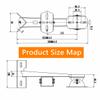 SamIdea 2 Duckbill Steel Security Camera Corner Pole Mounting Bracket, Universal Wall Corner Mounting Bracket Holder Stand Pole Mount Adapter for CCTV Surveillance Cameras view 4