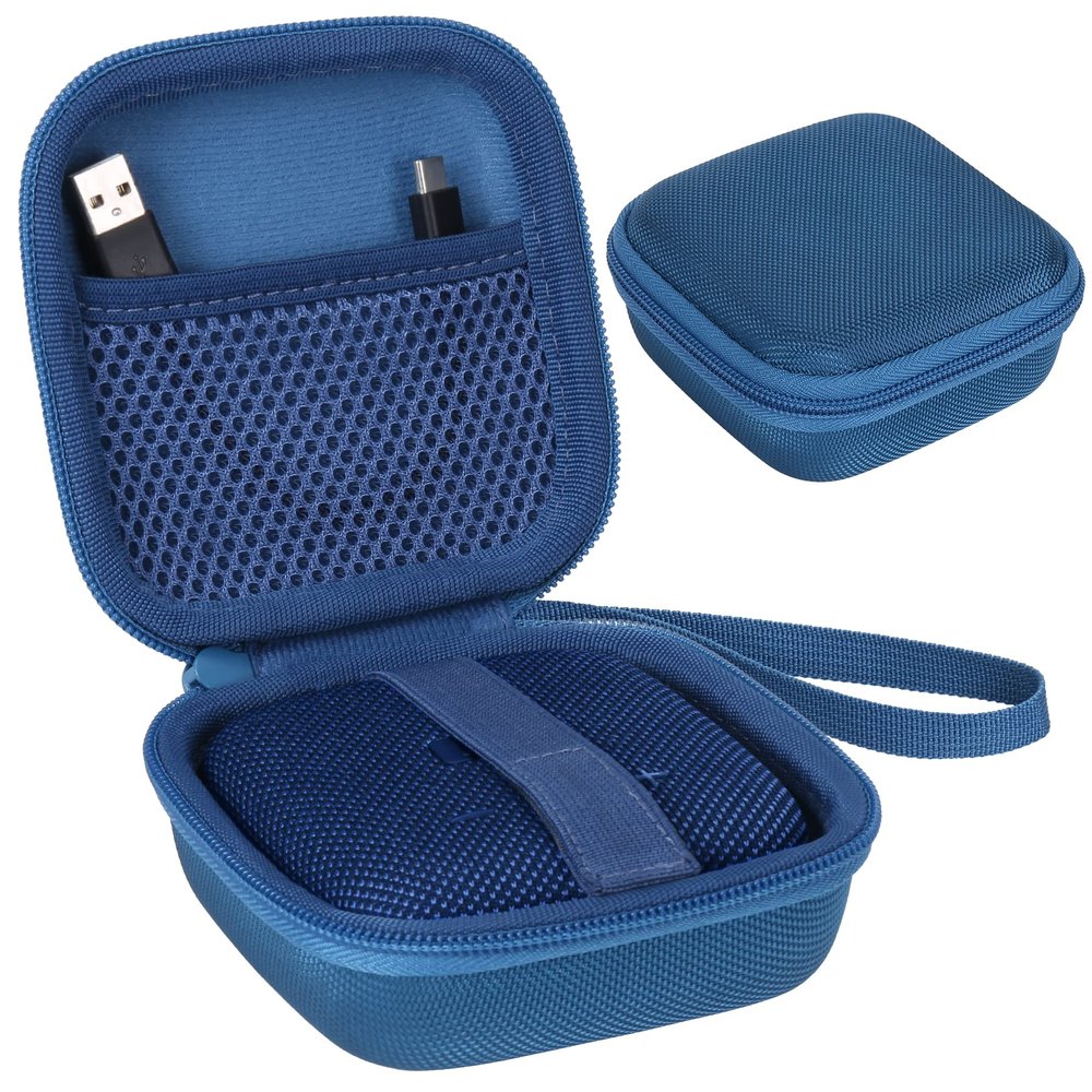 Aenllosi Hard Carrying Case Compatible with Tribit StormBox Micro/StormBox Micro 2 Bluetooth Speaker (Blue)
