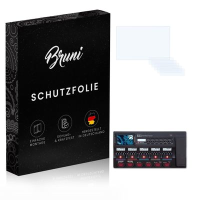Bruni Screen Protector compatible with Zoom G11 Protector Film, crystal clear Protective Film (Set of 2)