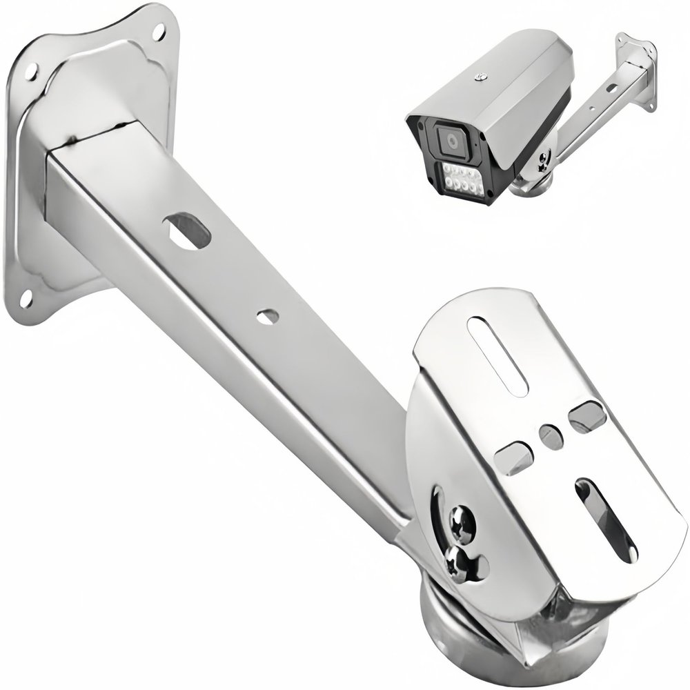 SamIdea CCTV Security Camera Mount Bracket, Adjustable Universal Camera Wall Mounting Bracket for IP Cameras,CCTV Security Cameras (I Type Pole Mount)