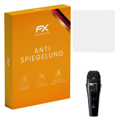 atFoliX Screen Protector compatible with Zoom M4 Mictrak Screen Protection Film, anti-reflective and shock-absorbing FX Protector Film (3X)