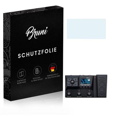 Bruni Screen Protector compatible with Zoom G2X Four Protector Film, crystal clear Protective Film (2X)