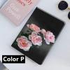 Floral Pattern Case Compatible with iPad 10th Generation 2022 10.9 inch Case with Pencil Holder Soft TPU Protective Stand Back Cover Cute Flower Cover Auto Wake Sleep (Color P) view 2