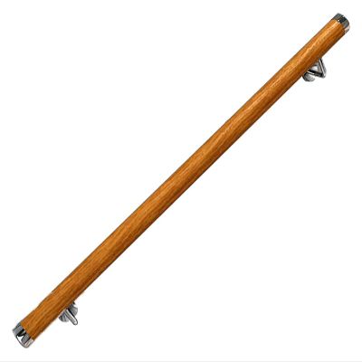 ALDEPO Grab Bars Wooden Handrails for Outdoor/Garden Steps with End Caps, 1M/2M/3M/3.6M/4.5M, Elderly Non-Slip Interior Auxiliary Grab Bar1.5M (Color : 2.6m)