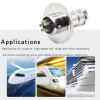 10pcs GX16 Connector 5 Pin 3 Hole Flange Mount Connector Male Female Connector Aviation view 4