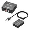 HDMI ARC Audio Extractor 192KHz, USB to Optical Spdif Toslink & 3.5mm Audio Adapter Converter view 1
