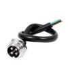 10pcs GX16 Connector 4Pin Socket Cable Male Head Plug Aviation Electrical Cable 1M view 1