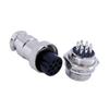 10pcs GX16 Connector 10 Pin Aviation Plug Socket Straight view 2